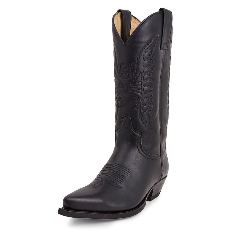 Men's And Women's Embroidered Pointed High Heel Western Cowboy Boot