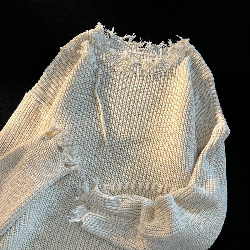 Couples Round Neck Knitted Sweater