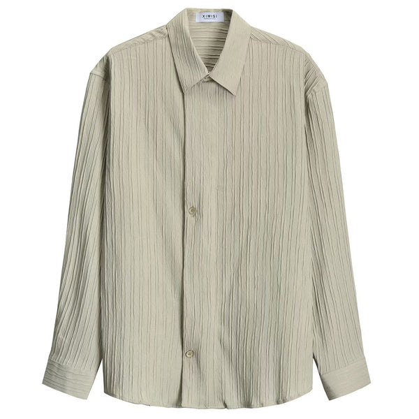 Men's Long Sleeve Loose Shirt