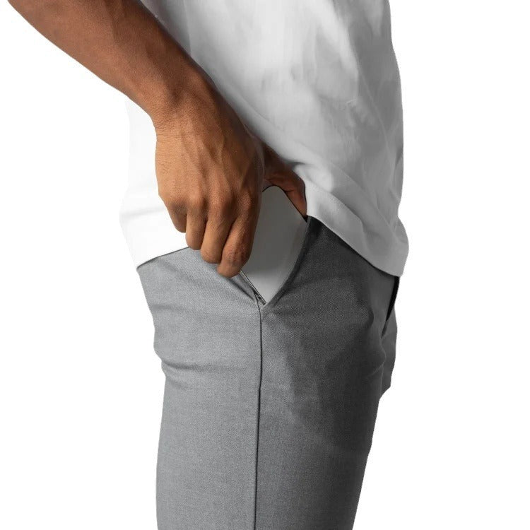 Men's Japanese Style Youth Business All-match Cotton Trousers