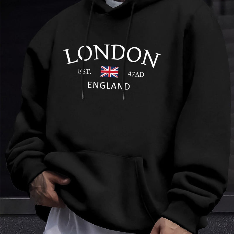 Fashion Personalized Printed Men's Casual Hoodie