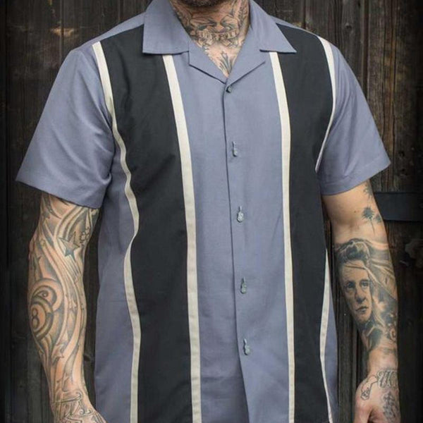 Lapel Cardigan Casual Short Sleeve shirt