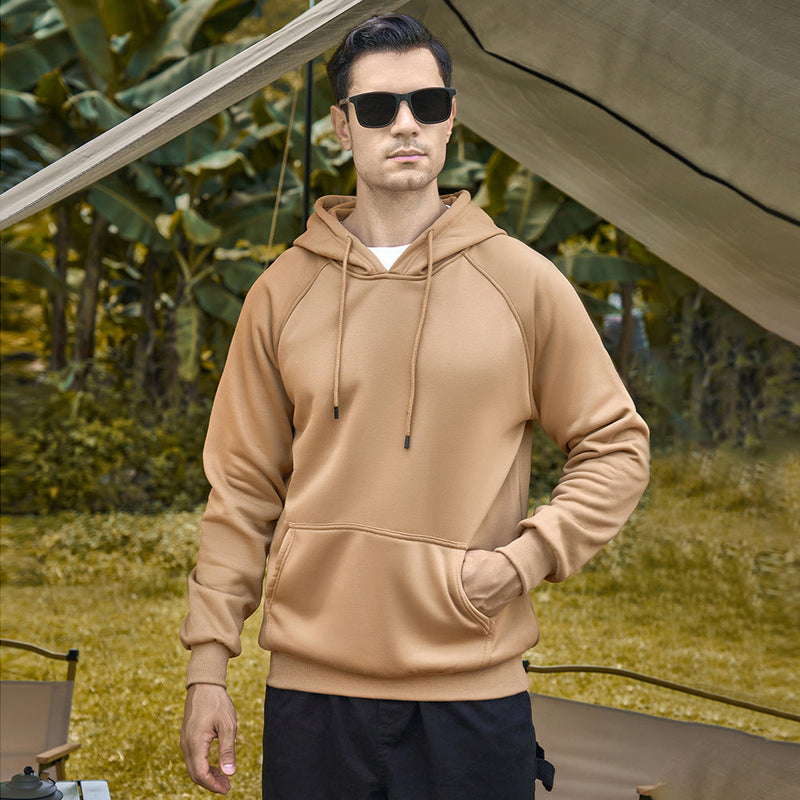 Loose Cool Blank Fleece hoodie Men's