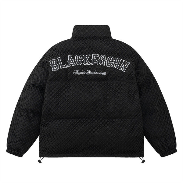 Winter Embroidery Letters Thickened Cotton-padded Coat