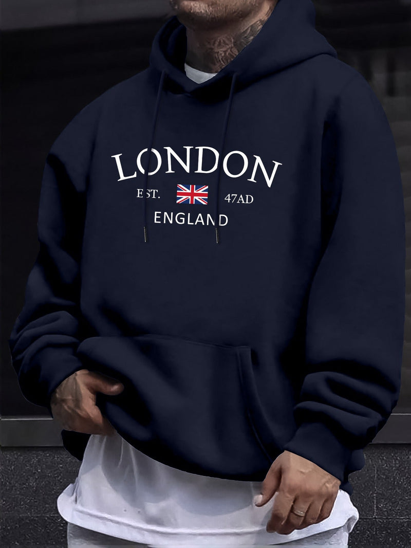 Fashion Personalized Printed Men's Casual Hoodie