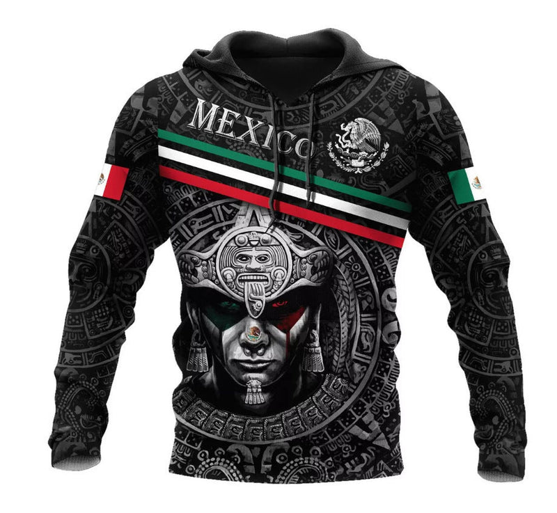 Mens Printed Street Hoodie