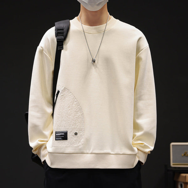 Round Neck Print Long Sleeves T-shirt
