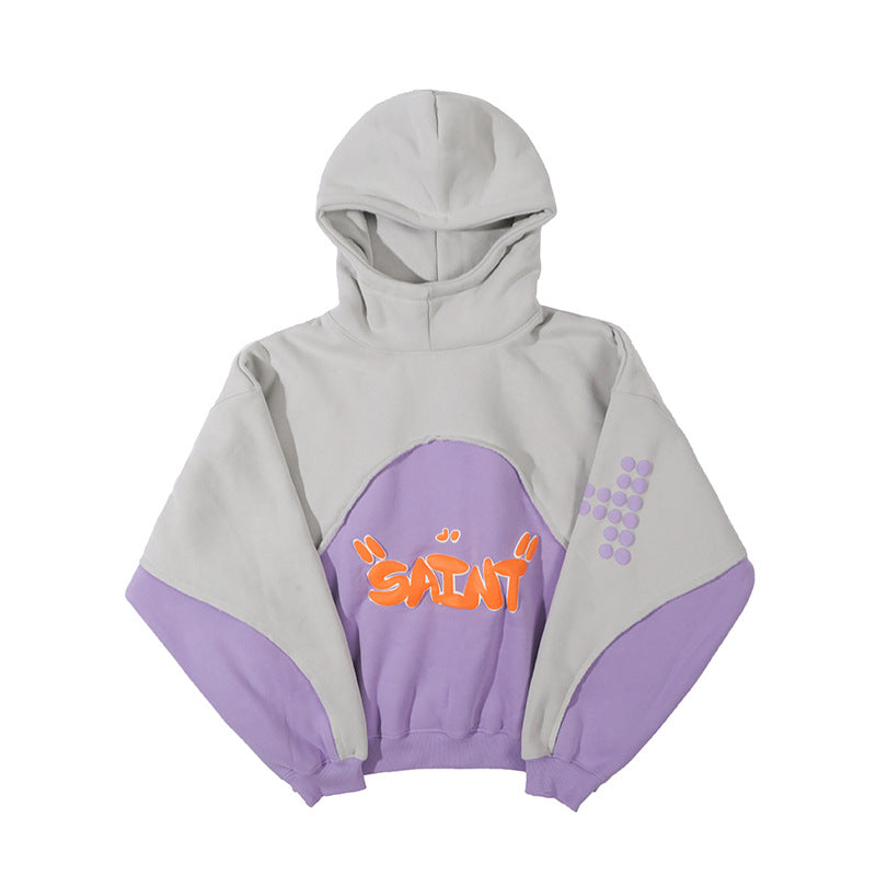 Velvet Padded Hooded Sweatshirt Men And Women