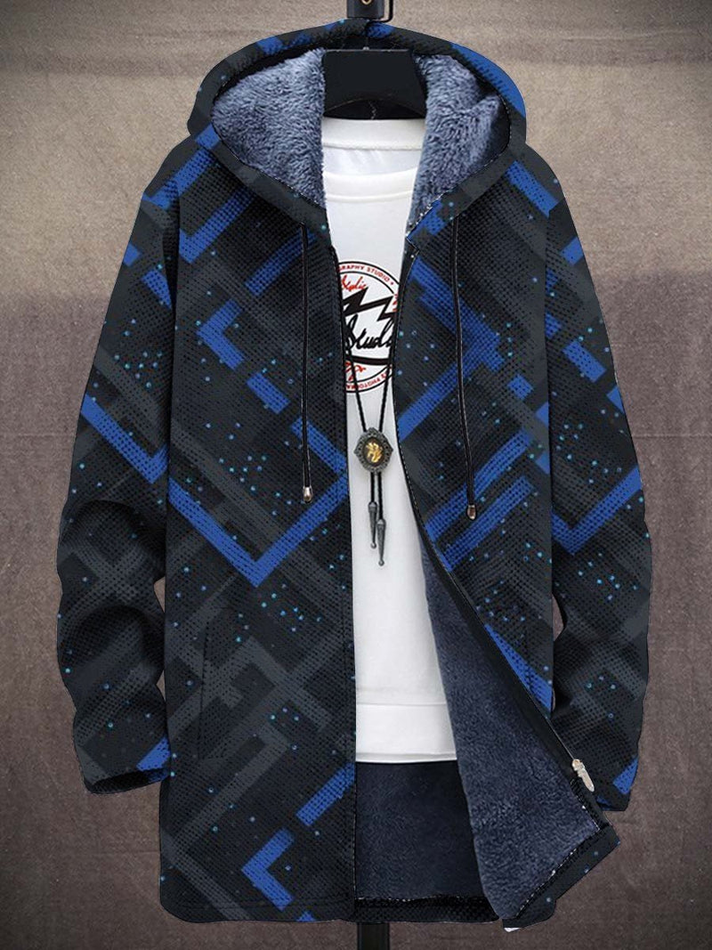 Men's Zipper Hooded Cardigan Cotton-padded Jacket