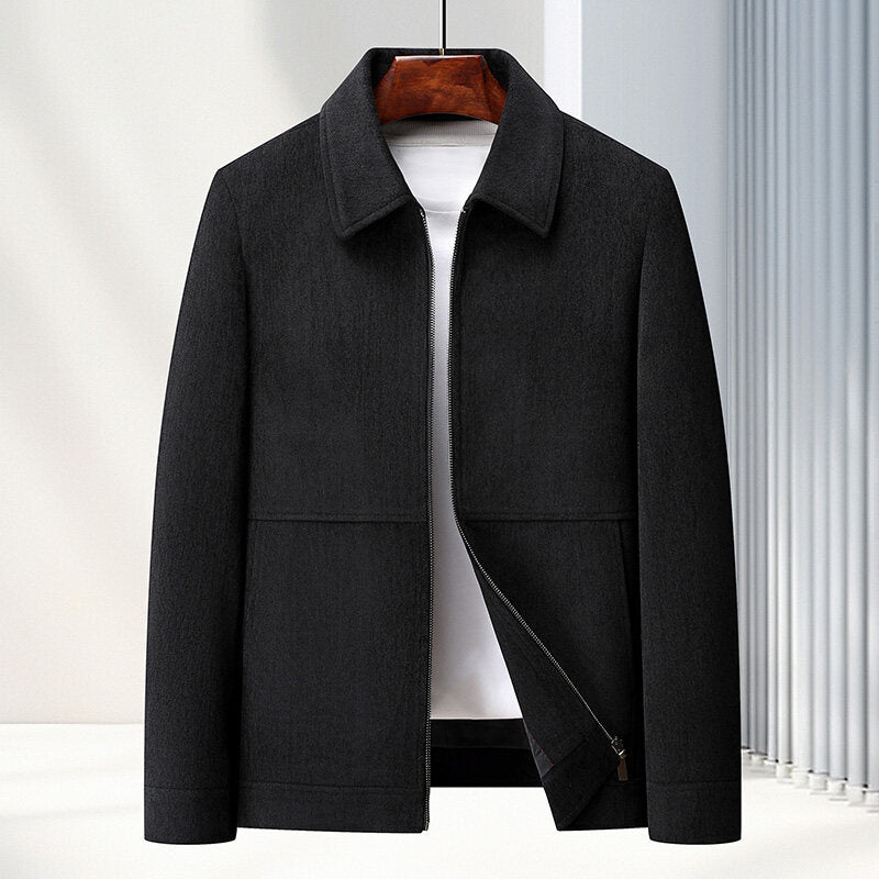 Men's Lapel Casual Middle-aged coat