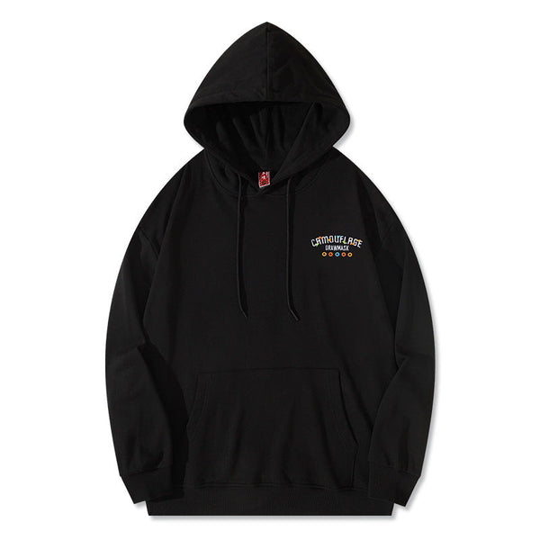 Men's Embroidered Pullover Hoodie