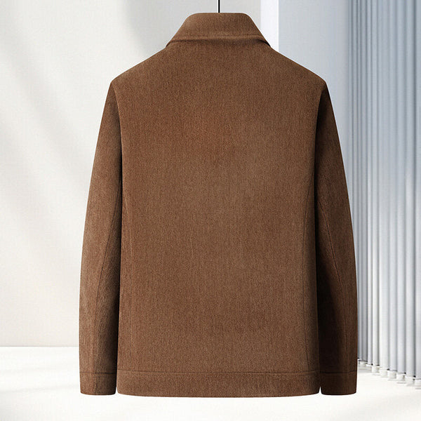 Men's Lapel Casual Middle-aged coat