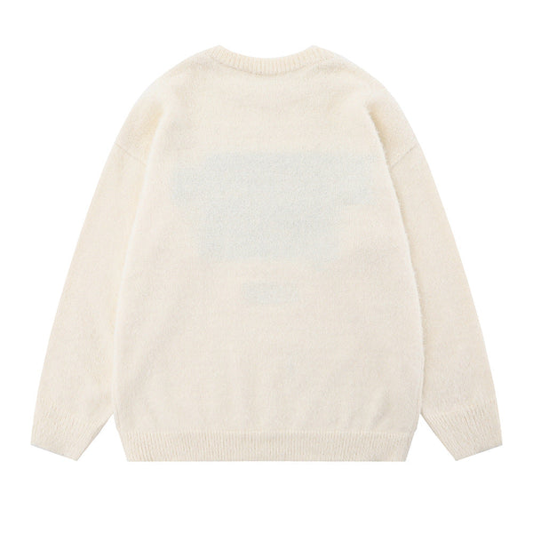 American Street Fashion Loose Long Sleeve Pullover Sweater