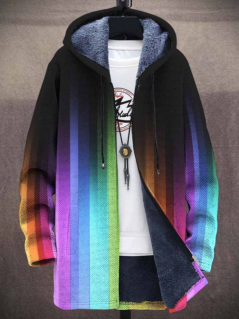 Men's Zipper Hooded Cardigan Cotton-padded Jacket
