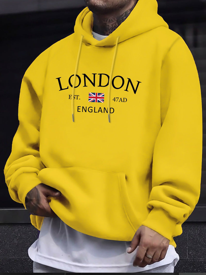Fashion Personalized Printed Men's Casual Hoodie