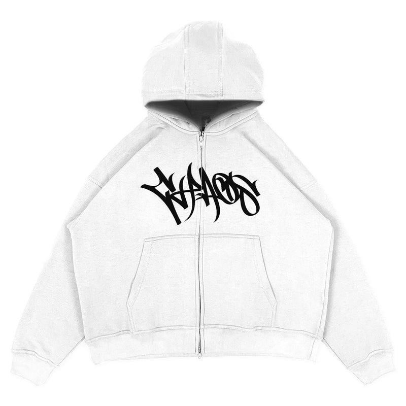 Men's Street Zipper Hooded Sweater