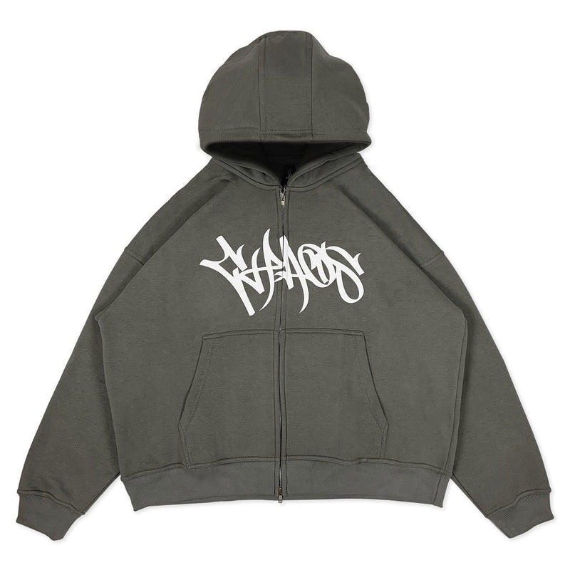 Men's Street Zipper Hooded Sweater
