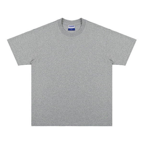 Oversize Loose Cotton Solid Color T-shirt For Men And Women