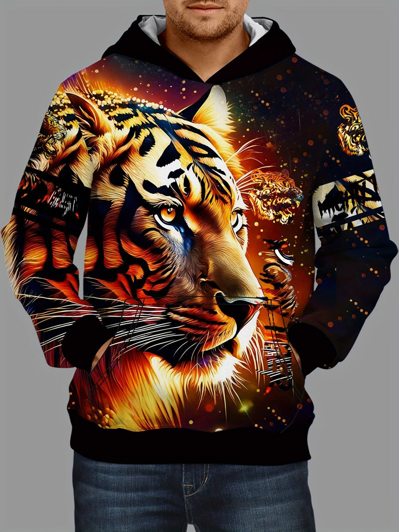 Vikings Casual 3D Printed Hooded Long Sleeve Sweatshirt