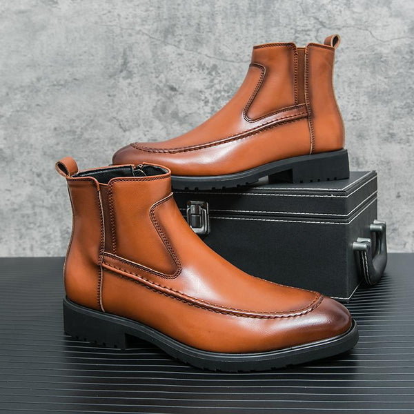 Martin Boots Men's High Top British Style Platform boots
