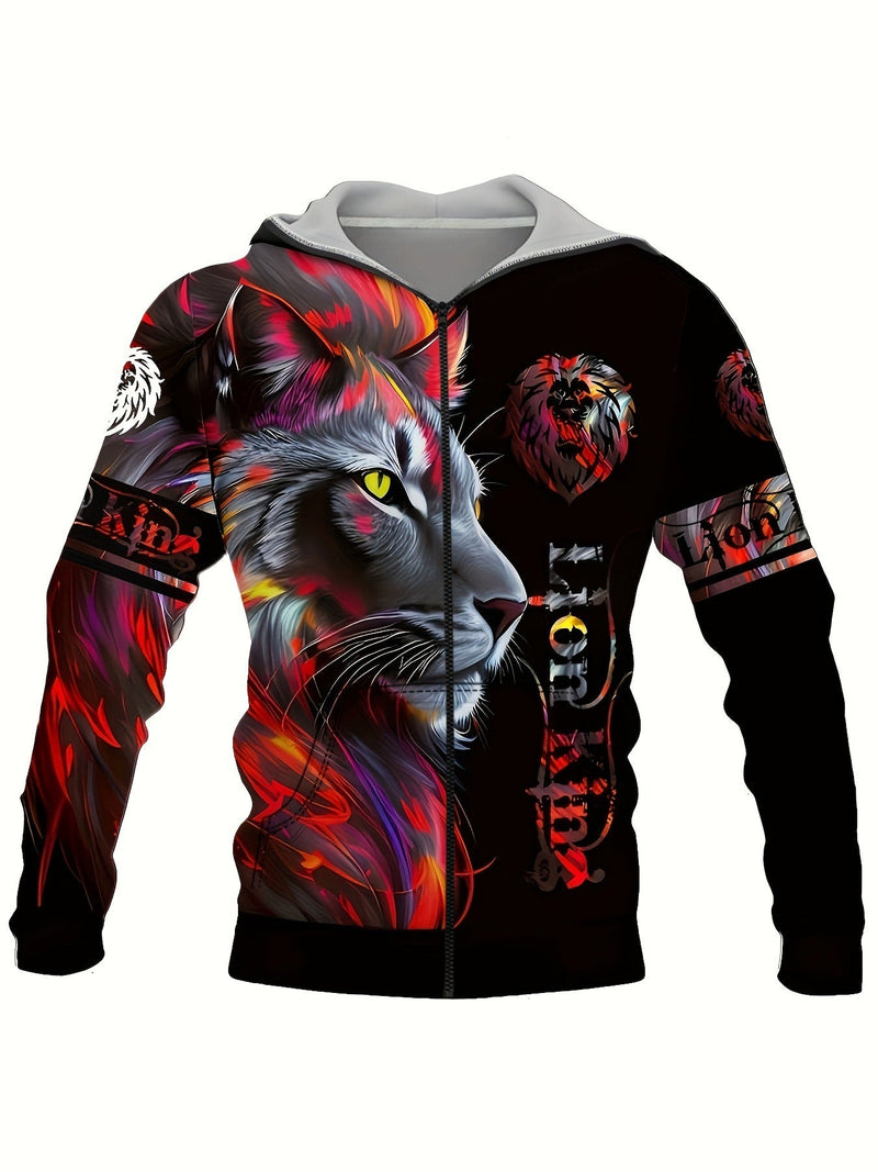 Vikings Casual 3D Printed Hooded Long Sleeve Sweatshirt