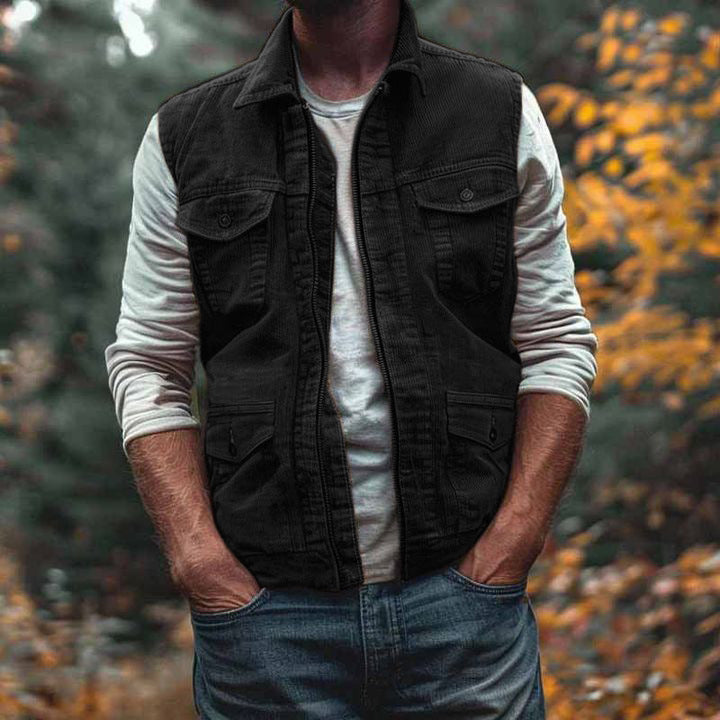 Retro Waistcoat Vest Casual Men