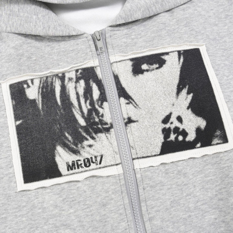 Men's Retro Simple Loose Hooded Sweater