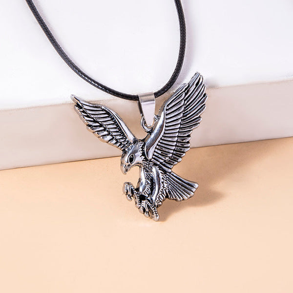 Bald Eagle Pendant Men Necklace Hip Hop