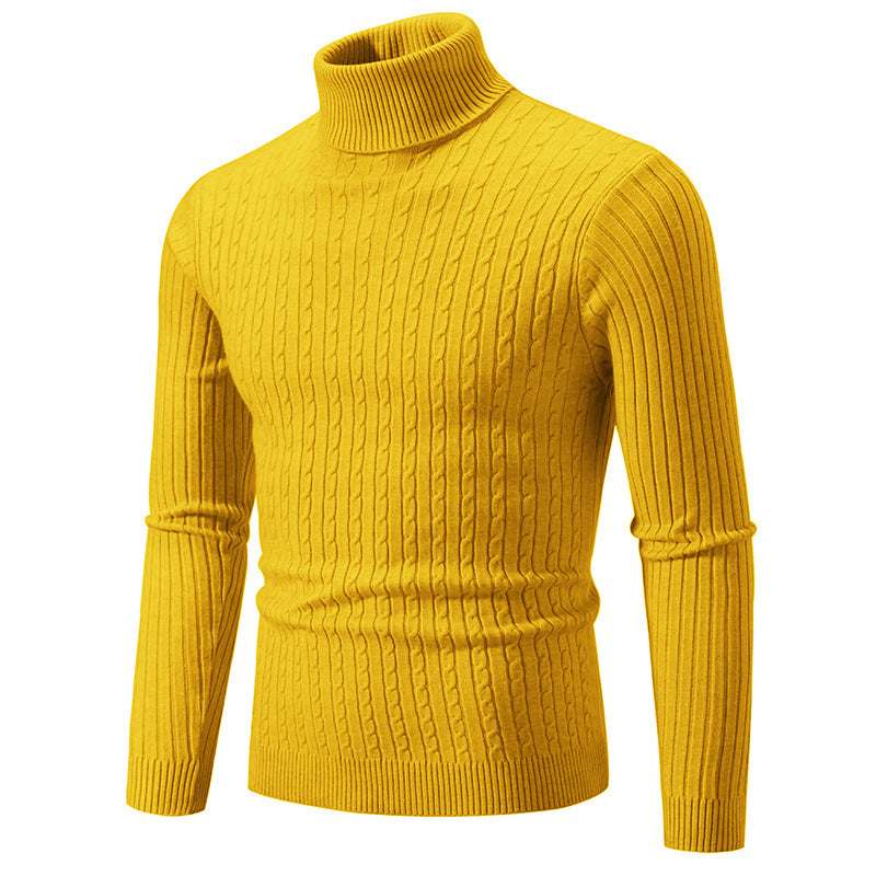 Retro High Collar Bottoming slim Sweater