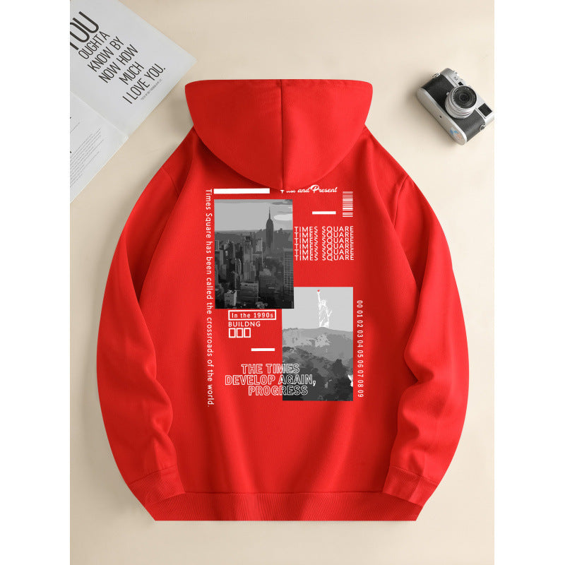 Men's Hooded Casual Daily Drawstring hoodie