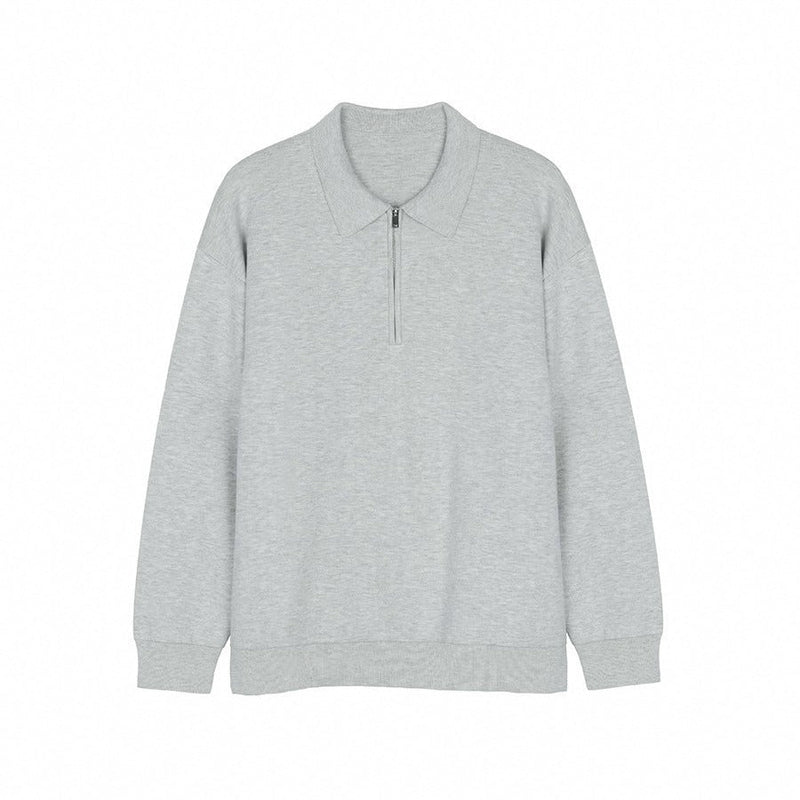 Casual Polo Collar Knitwear Sweater For Men