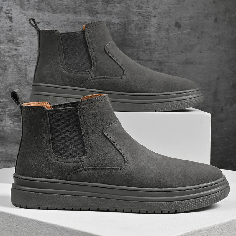 Men's Martin Boots Genuine Leather Mid-top boots