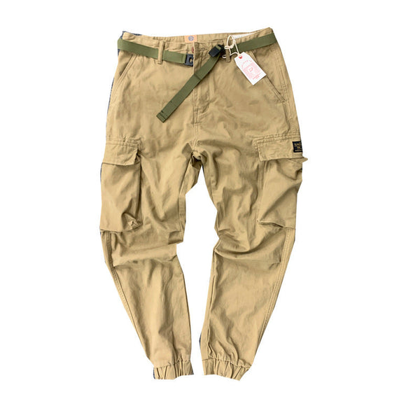 Men's Casual Cotton Multi-pocket Workwear Pants