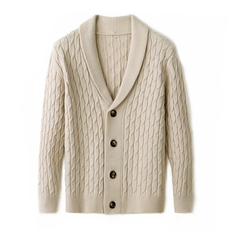 Men's Knitwear Cardigan Casual Coat Sweater
