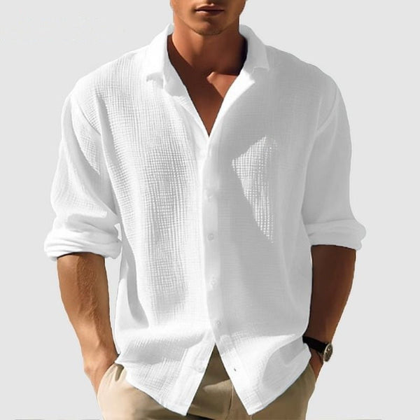 Men's Long Sleeve Single Breasted shirt