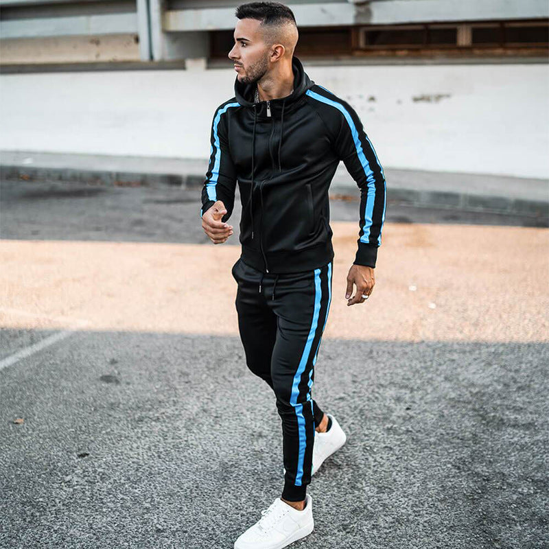 Hooded Contrasting Baseball Uniform