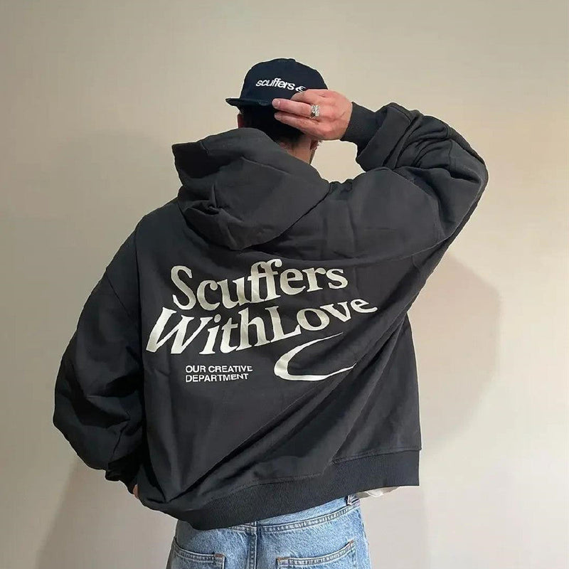 Men's Fashion Letters And Graphics hoodie