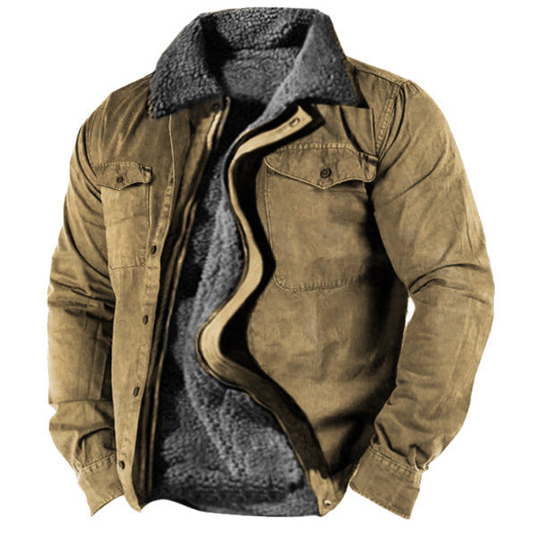 Casual Zipper Loose Youth Cotton Jacket
