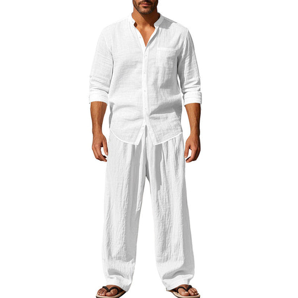 Loose Long-sleeved Trousers Shirt suit