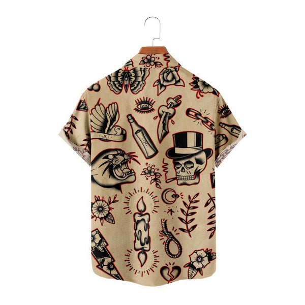 leisure Vacation Short Sleeve Hawaii Beach Shirt