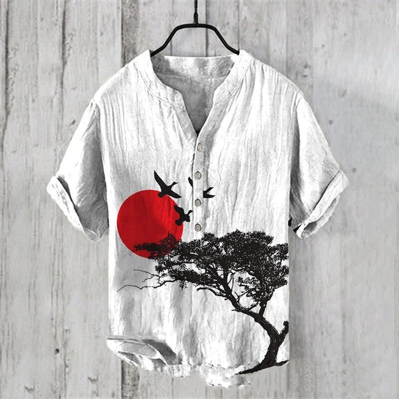 Men's three Breasted shirt