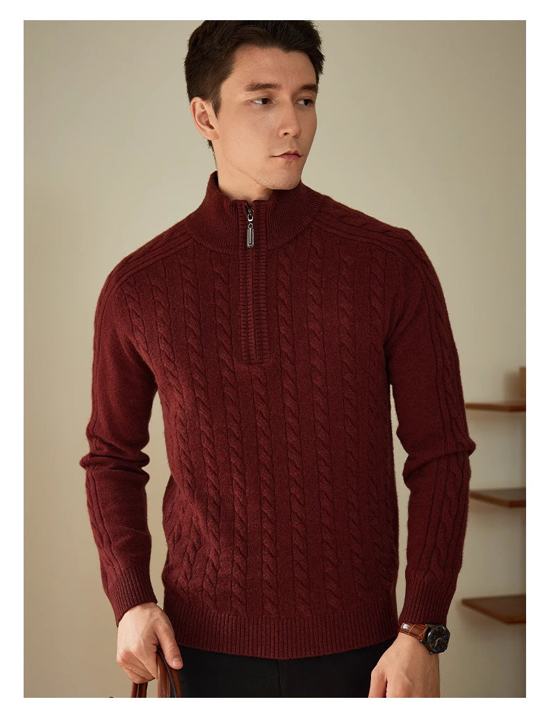 Pure Wool Twisted Sweater