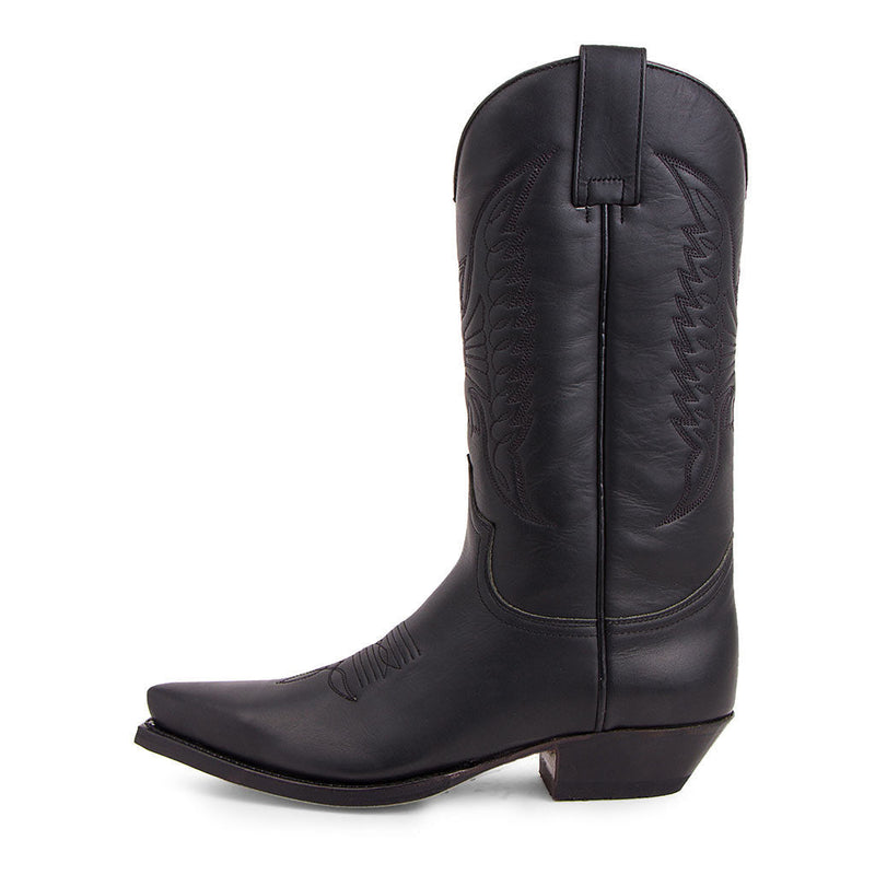 Men's And Women's Embroidered Pointed High Heel Western Cowboy Boot