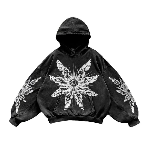 Printed Pattern Long Sleeve hoodie