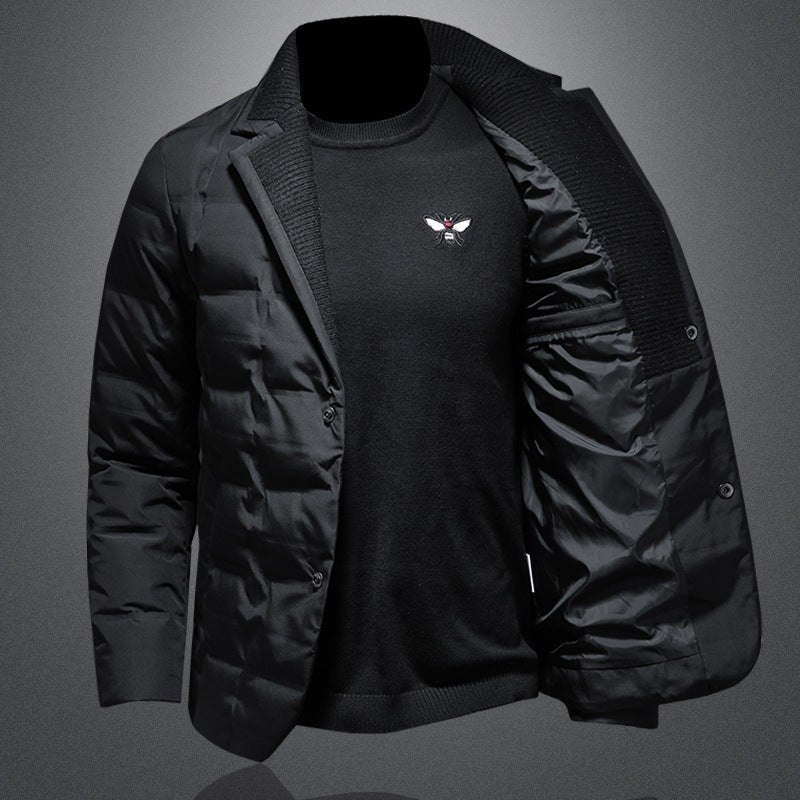 Winter Down Thick Warm Jacket Men
