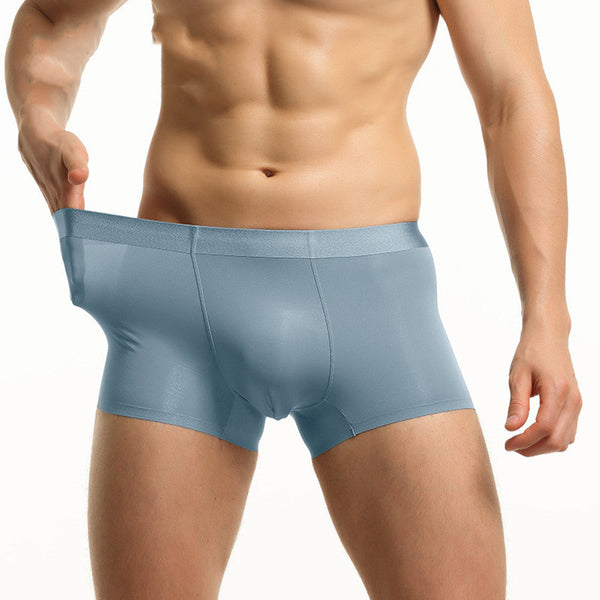 Men's Ice Silk Flat Corner Comfortable And Breathable underwear