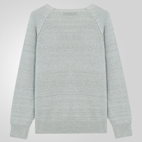 Solid Color Long Sleeve Base Lightweight Sweater