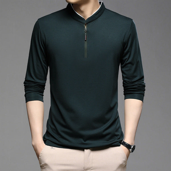 Half High Collar Cotton sweater
