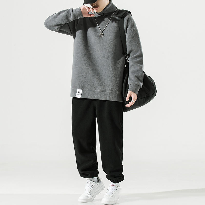Warm Polar Fleece Casual JumpSuit Men