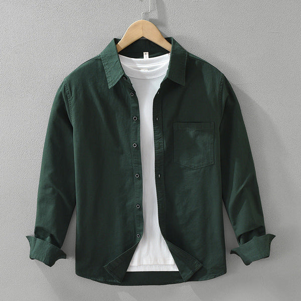 Men's Simple Long Sleeve Shirt